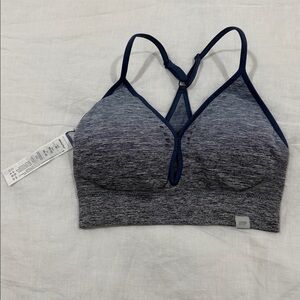 NWOT Marika Blue ombré Padded  Sports Bra Size Medium.